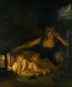 Allegorie der Nacht by Joachim von, I Sandrart