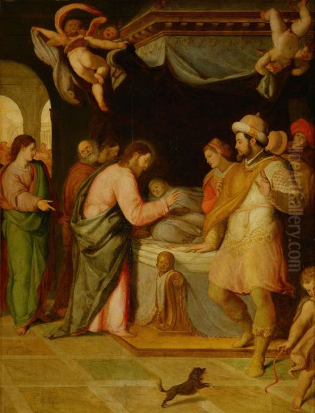 Auferweckung der Tochter des Jairus - view 1