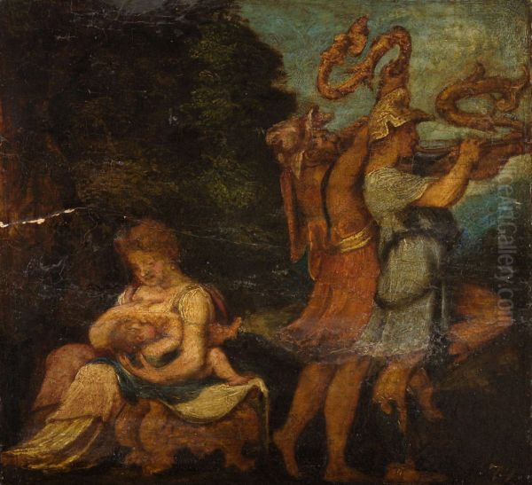 Jupiter nurtured by Amalthea - view 1