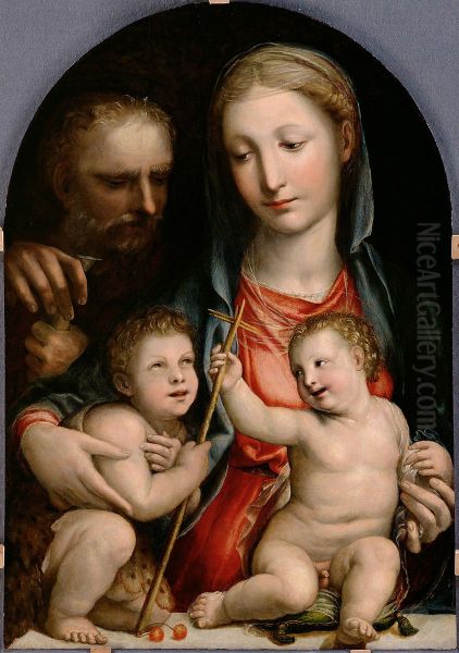 Heilige Familie mit Johannesknaben - view 1