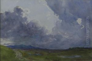 Clouds Over Moorland by James Lewis Caw