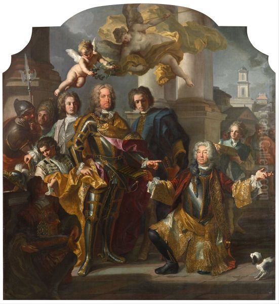 Emperor Charles VI and Gundacker, Count Althann - view 1