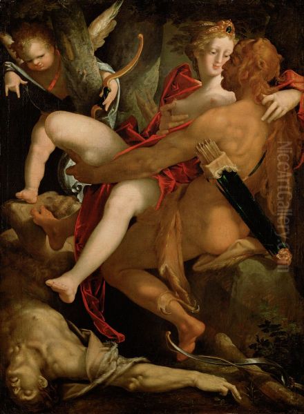 Hercules, Deianira, and Nessus - view 1