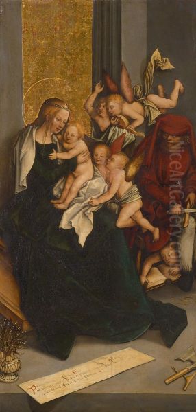 Holy Family with Angels - view 1