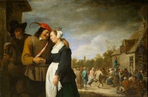 Bauernhochzeit ("Bauernfreud") by David Teniers the Younger