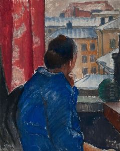 Atthe Window by Alvar Cawen