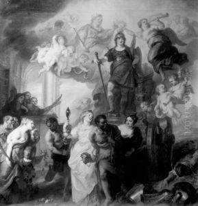 Ruckkehr des Friedens by Theodoor van Thulden