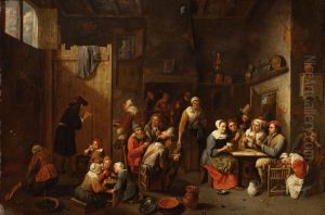 Bauernwirtschaft by Gillis van Tilborgh