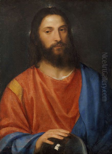 Christ with Globe - view 1