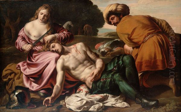 Erminia Finds the Wounded Tancred - view 1