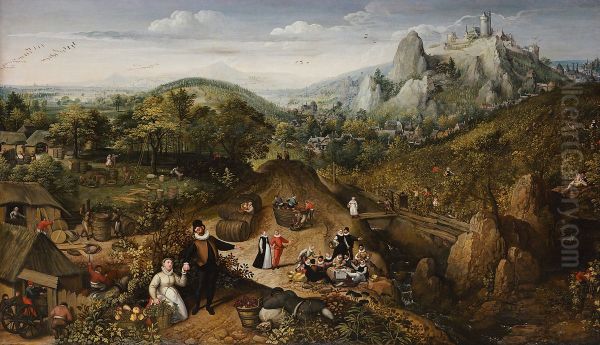 Autumn landscape (October) - view 1