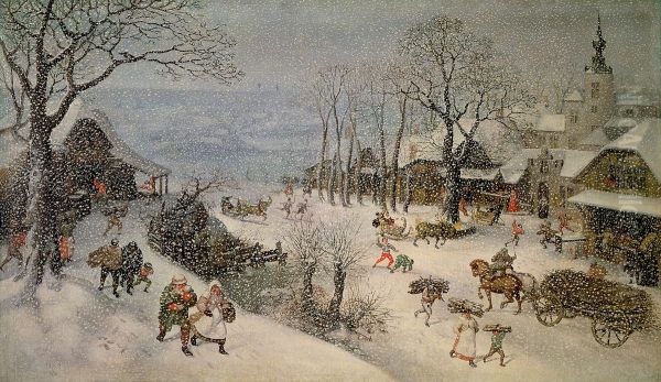 Winter landscape (January or February) - view 1
