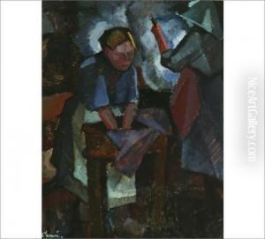Washerwomen by Alvar Cawen