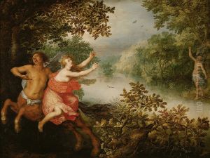 Herkules, Dejanira und der Kentaur Nessus