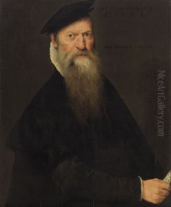Bildnis eines Musikers by Cornelis Ii Visscher