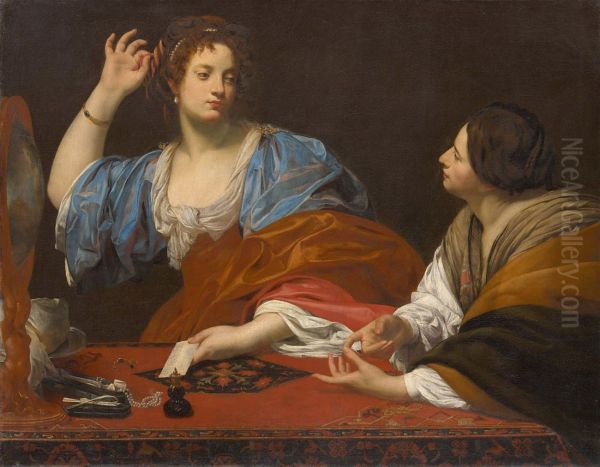 Martha blames her vain sister, Mary Magdalene - view 1