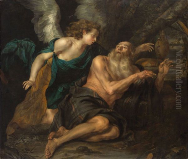 Prophet Elias, vom Engel gespeist - view 1