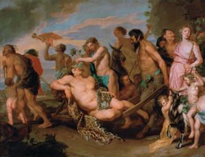 El triunfo de Baco, Viena, Kunsthistorisches Museum by Michaelina Wautier