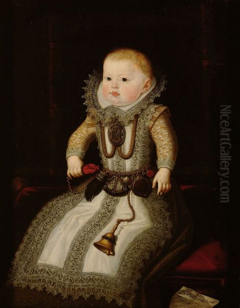 Infantin Maria Anna (1606-1646), Kaiserin, im Alter von 4 bis 5 Monaten, Bildnis in ganzer Figur - view 1