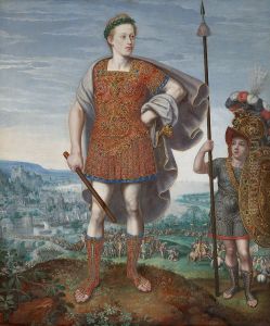 Portrait of Emperor Matthias (1557-1619) when Archduke, in the guise of P. Cornelius Scipio Major by Lucas van Valckenborch
