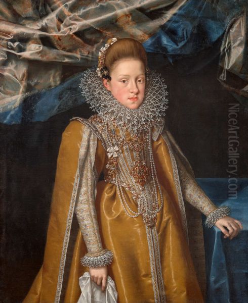 Erzherzogin Maria Magdalena (1587-1631), Grossherzogin von Toskana in gelbem Gewand - view 1