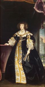 Portrat der Kronprinzessin Anna Katharina Constantia Wasa (1619-1651), Starost von Brodnica by Frans Luycx