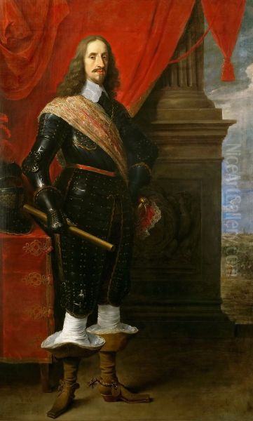 Erzherzog Leopold Wilhelm (1614-1662), im Hintergrund die Belagerung von Gravelingen - view 1