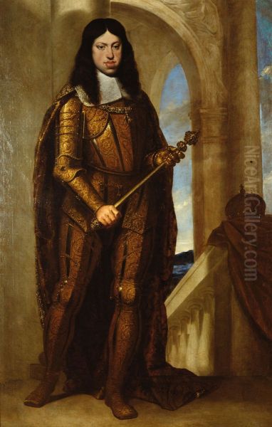 Emperor Leopold I in coronation armor - view 1