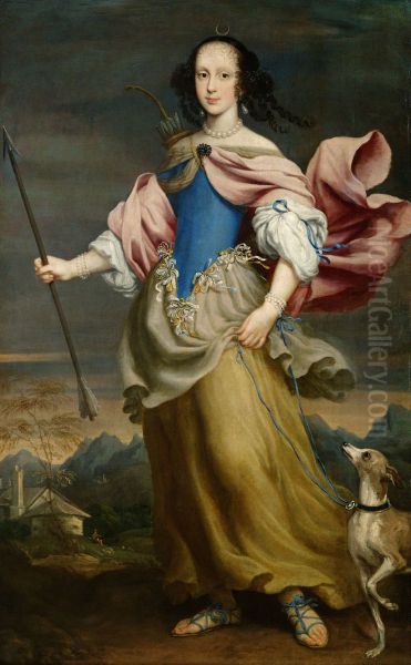 Erzherzogin Claudia Felicitas (1653-1676), Kaiserin, als Diana - view 1