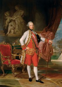 Jozef II. Habsbursko-Lotarinski, cesar Svetega Rimskega cesarstva by Anton von Maron