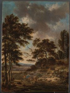 Evening Landscape by Jan Wijnants