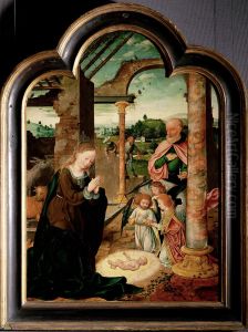 The Birth of Christ by Joos Van Cleve