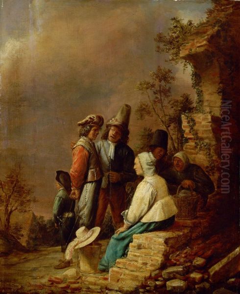 Soldiers and Women - view 1