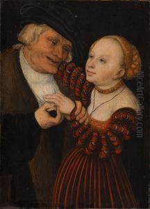 An Old Man with a Girl / An Ill-matched Couple An Old Man with a Girl / An Ill-matched Couple