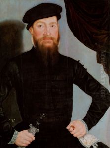 Mannliches Bildnis by Lucas The Younger Cranach