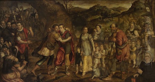 Versohnung Jakobs mit Esau - view 1