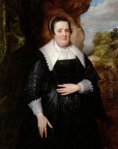 Portrait of an old woman by Sir Anthony Van Dyck