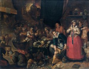 Hexenkuche by Frans Francken the Younger