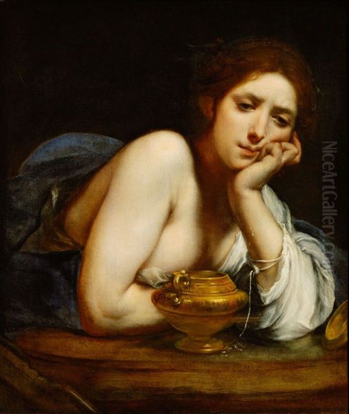 Bussende Maria Magdalena (Halbfigur) - view 1