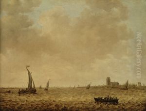View of Dordrecht from the Oude Maas by Jan van Goyen