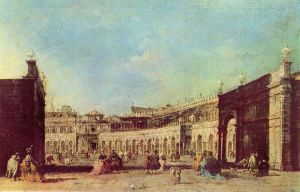 Piazza San Marco by Francesco Guardi