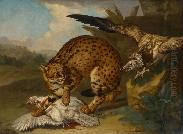 Leopard und Geier - view 1