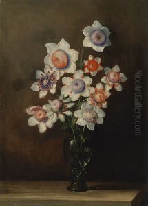Glas met anemone