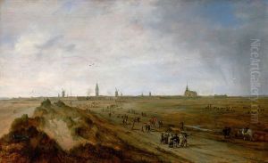 View of Ostend by Robert van den Hoecke