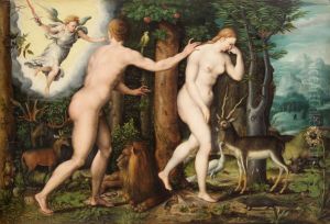 Vertreibung aus dem Paradies by Hans Hoffmann
