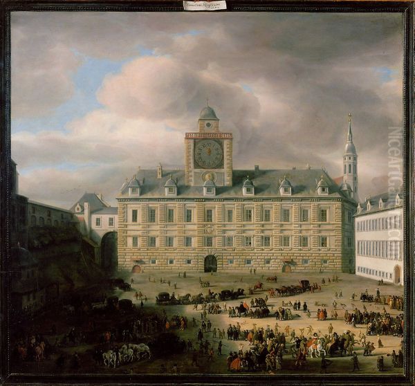 View of the Hofburg in Vienna - view 1