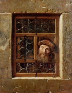 Alter Mann im Fenster