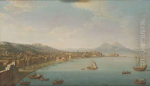 Ansicht von Neapel von Nordwesten by Antonio Joli