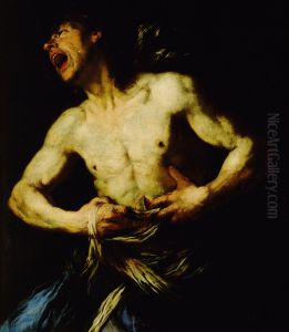Selbstmord Catos des Jungeren by Giovan Battista Langetti