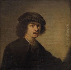 Selbstbildnis in Phantasietracht